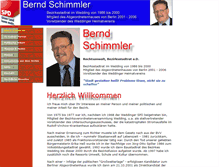 Tablet Screenshot of berndschimmler.de